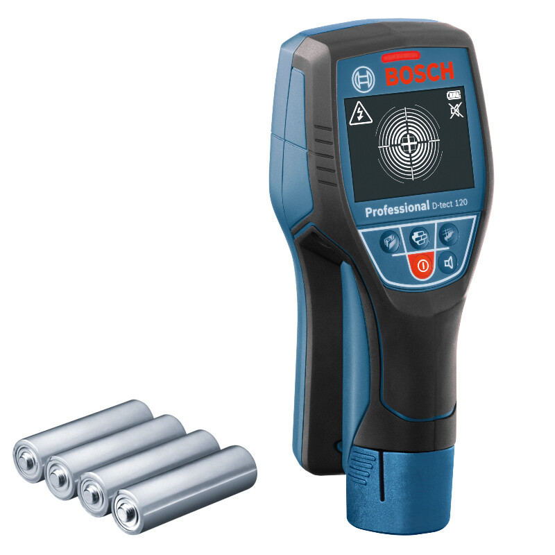 博世（Bosch）D-tect 120 墙体探测仪探测器金属钢筋水管电缆木材探测仪的照片